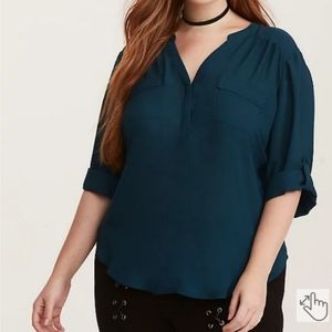 NWT Torrid Harper Blouse 1X